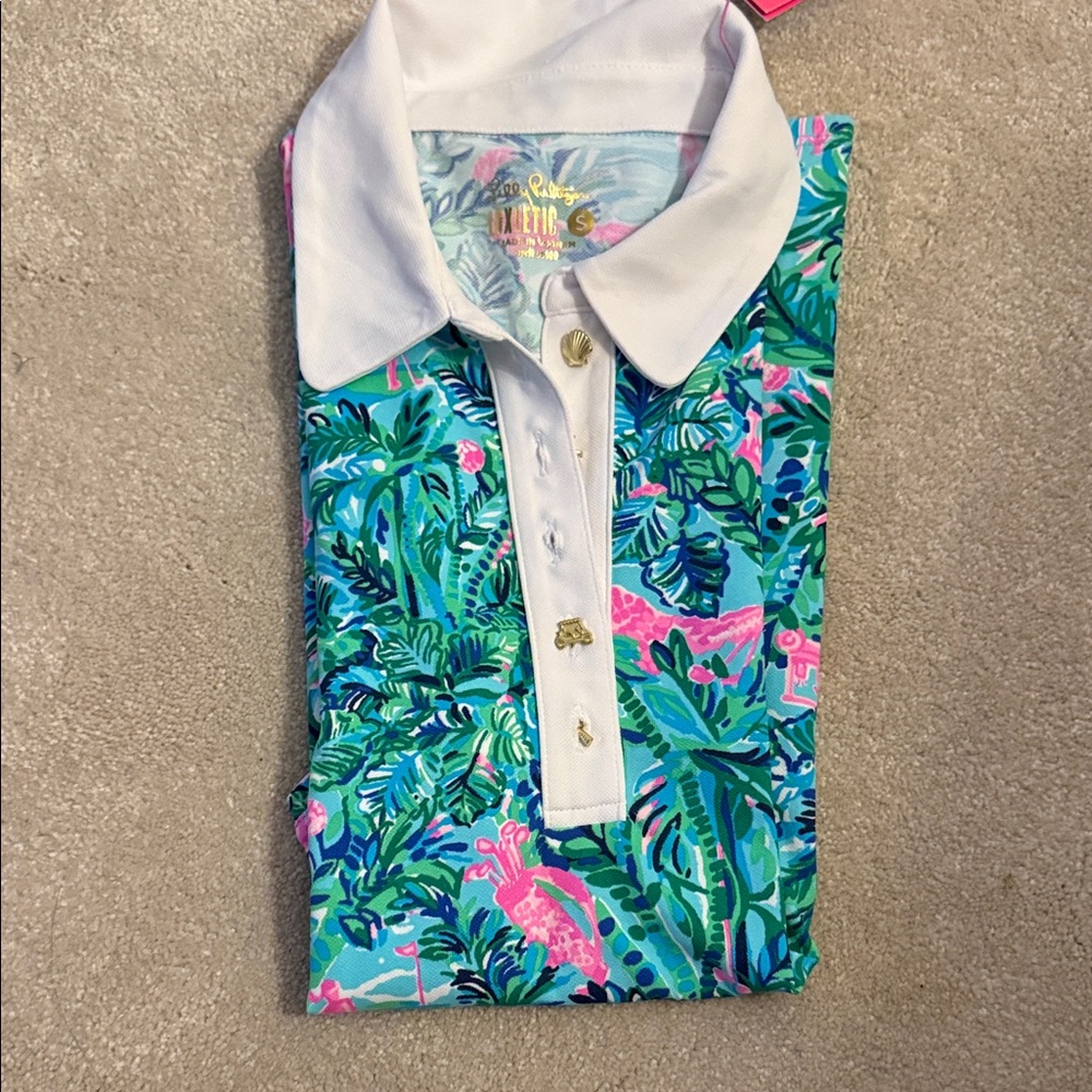 Lilly Pulitzer Blue Horizon Polo